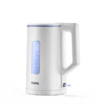 ⁦غلاية كهربائية تانك سيف تاتش زجاجيه، 1.5 لتر، 1500 وات، إطارفضي – DG-2338، ضمان عامين⁩ - الصورة ⁦2⁩