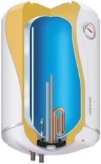 ⁦سخان مياه كهربائي اتلانتيك ايجو، 50 لتر، ابيض - 8414030⁩ - الصورة ⁦2⁩