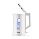 ⁦غلاية كهربائية تانك سيف تاتش زجاجيه، 1.5 لتر، 1500 وات، إطارفضي – DG-2338، ضمان عامين⁩ - الصورة ⁦3⁩