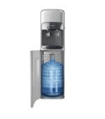Koldair Water Dispenser, Bottom-Load, Hot and Cold Taps, Silver