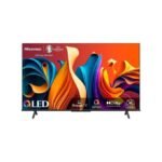 هايسينس تلفزيون ذكي 65 بوصة QLED 4K VIDAA، دولبي فيجن اتموس، ترقية الذكاء الاصطناعي 4K، وضع اللعب بلس، تحكم صوتي، اسود
