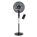 Tefal Silence Force Anti-Mosquito Repellent Stand Fan With Remote Control, 16 Inch, 3 Speeds, Black - VG4135EE