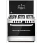 Royal Master Chef Pro Cooker 5 Burners Digital Fan Full Safety 90 cm Silver - 2010300 - Image 4