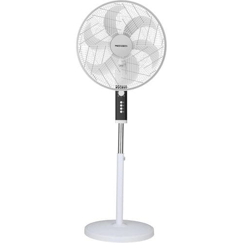 1 Media Tech Stand Fan 18" 6 Plades -WhiteMT-SF50M - Image 1