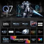 Hisense 65 Inch QLED 4K VIDAA Smart TV, Dolby Vision IQ, 144Hz Game Mode Pro, Built-in Subwoofer, Voice Control, Black - 65Q7N - Image 6
