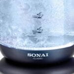 ⁦غلاية مياه سوناي -كلاسيك 2200 وات، 1.7 لتر زجاج اضائة ليد – MAR-3752⁩ - الصورة ⁦2⁩