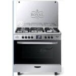 Royal Master Chef Pro Cooker 5 Burners Digital Fan Full Safety 90 cm Silver - 2010300