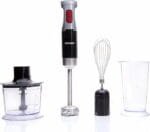 MediaTech Multifunction Hand Blender, 700ml, 1200 Watt, Black - MT-HB55