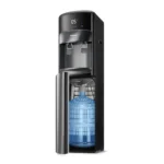 Koldair Water Dispenser, Bottom-Load with Digital Screen, Hot and Cold Taps, Black, Type A-DBL