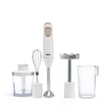 Tank CM-6003-1 Hand Mixer, Multi-Function, 5-Speed ​​Control System and Turbo, 600 Watts - White