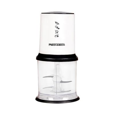 WESHSA1222042-ENV_thumb MediaTech Chopper, 500 Watt,Copper Motor, 0.5 Litter,4 Stainless Steel Blades,MT-3001- White(2 Years Warranty) - Image 1