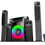 طقم مسرح منزلي ميديا تك، 6 وحدات، MT-B861 - اسود