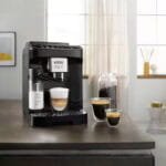 ⁦ماكينة تحضير قهوة متعددة ديلونجي Magnifica Evo اوتوماتيك بالكامل، بقوة 1100 وات، 15 بار، اسود - ECAM290.61.B . بضمان رايه⁩ - الصورة ⁦2⁩