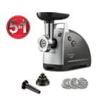 Moulinex 5 IN 1 HV8 Plus Meat Mincer 2000 Watt, Grey - ME682826