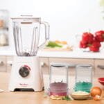 Moulinex Blendforce Blender, 800 Watt, 2 Liter, Grinder and Chopper - LM4231EG - Image 5