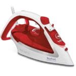 Tefal Easygliss Plus Steam Iron , 2500 Watt , White Red - FV5717E0