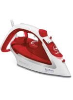 Tefal Easygliss Plus Steam Iron , 2500 Watt , White Red - FV5717E0