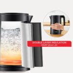 Tefal KO1408E0 Thermo Protect Electric Kettle, 1.5 Liter, 1500 Watt, Double Layer - Black - Image 2