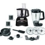 Moulinex Double Force, Food Processor with 11 attachments, 36 functions, Digital Panel, 1000 watt, 3L Bowl, 2L Blender - FP8268EG