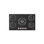 مسطح غاز مدمج ستار ماكس 90 سم 5 شعلات اسود - SM-90T-HOB-GB