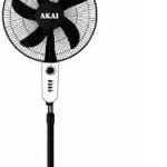 AKAI Stand Fan , 18 Inch , Black - AK-18SA